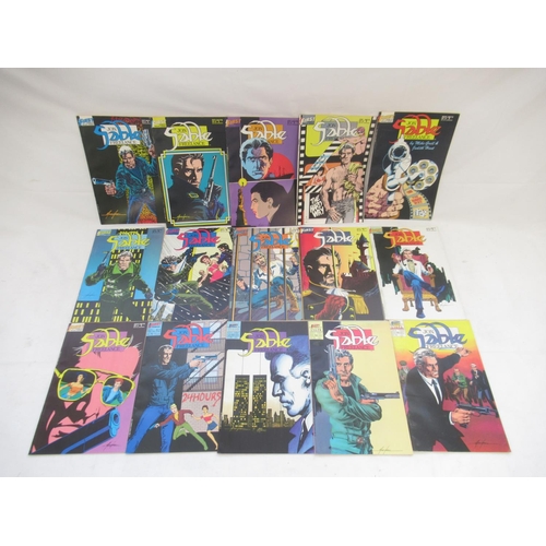 826 - First Comics - mixed collection of First comics to inc. Sable, Shatter, Sensei, Pyschoblast, etc. (a... 