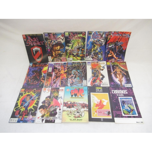 827 - Assorted collection of mixed comics from various publishers to inc. Aardvark-Vanaheim, DDP, Windjamm... 