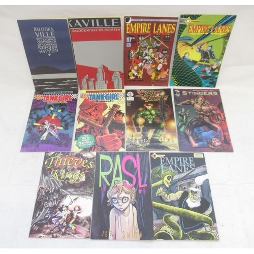 827 - Assorted collection of mixed comics from various publishers to inc. Aardvark-Vanaheim, DDP, Windjamm... 