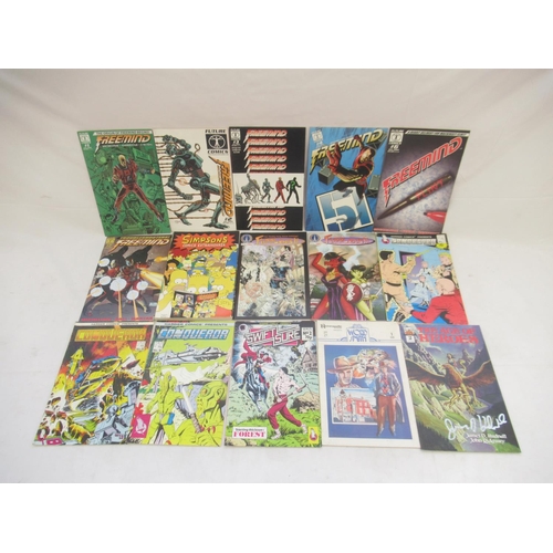 828 - Mixed collection of comics from various publishers to inc. Harrier Comics, Mirage Publishing, Future... 