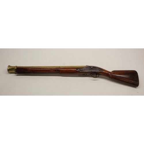 1599 - Extremely large Naval type 18th century flintlock blunderbuss, 25