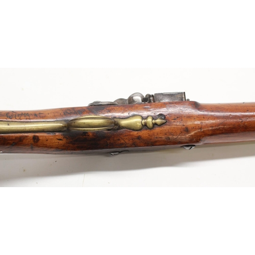 1599 - Extremely large Naval type 18th century flintlock blunderbuss, 25