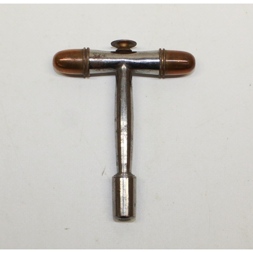 1620 - Percussion cap combination `nipple key' (lacking spare nipples)