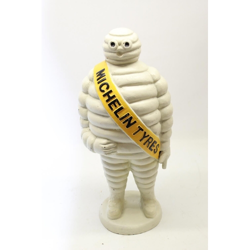 881 - Bibendum - Michelin Tyres, painted cast advertising  figure, H53cm