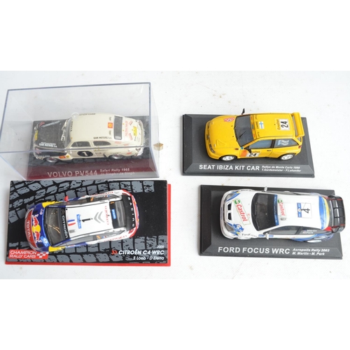 342A - Extensive collection of diecast 1/43 scale mostly rally car models from Ixo, Vitesse, Auto Art, DeAg... 