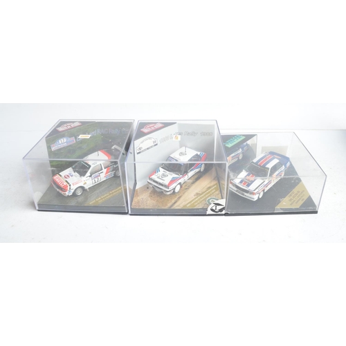 342A - Extensive collection of diecast 1/43 scale mostly rally car models from Ixo, Vitesse, Auto Art, DeAg... 