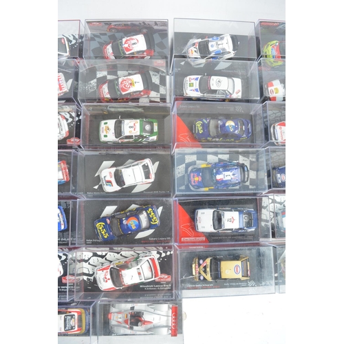 342A - Extensive collection of diecast 1/43 scale mostly rally car models from Ixo, Vitesse, Auto Art, DeAg... 