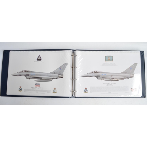 1234 - A3 sized ring binder containing 32 Royal Air Force aircraft prints including 31 by Squadron Prints i... 