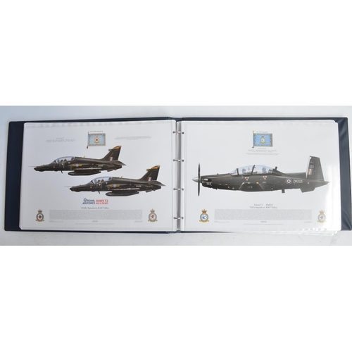 1236 - A3 sized ring binder containing 55 mostly Royal Air Force aircraft profiles including 54 from Squadr... 