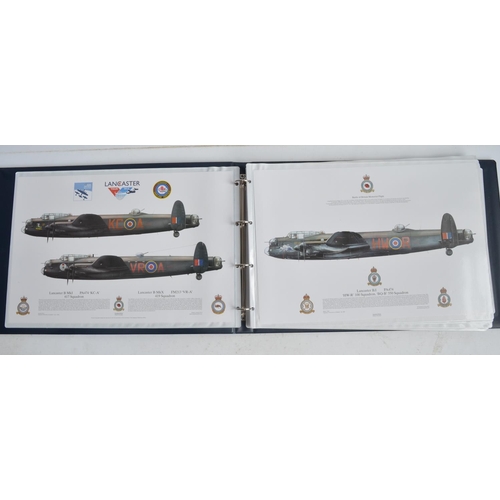 1238 - A3 sized ring binder containing 38 aircraft profiles by Squadron Prints (none signed) to include BBM... 