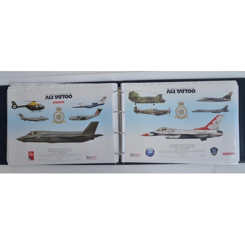 1238 - A3 sized ring binder containing 38 aircraft profiles by Squadron Prints (none signed) to include BBM... 