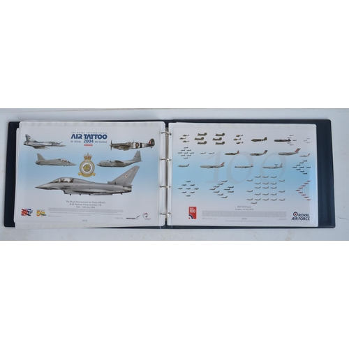 1238 - A3 sized ring binder containing 38 aircraft profiles by Squadron Prints (none signed) to include BBM... 