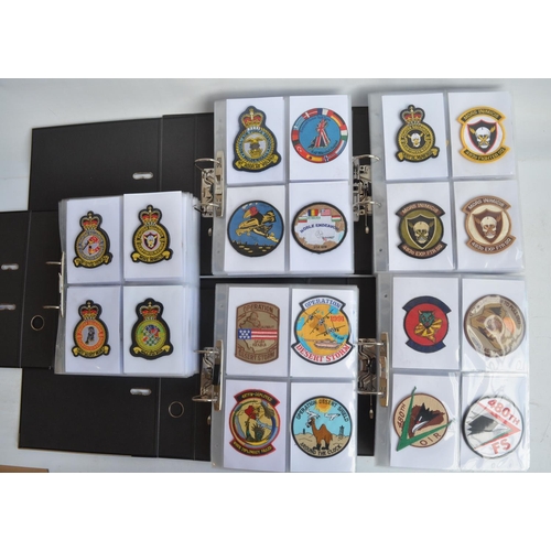 1231 - Five A4 sized ring binders containing a superb and varied collection of unit, squadron and detachmen... 