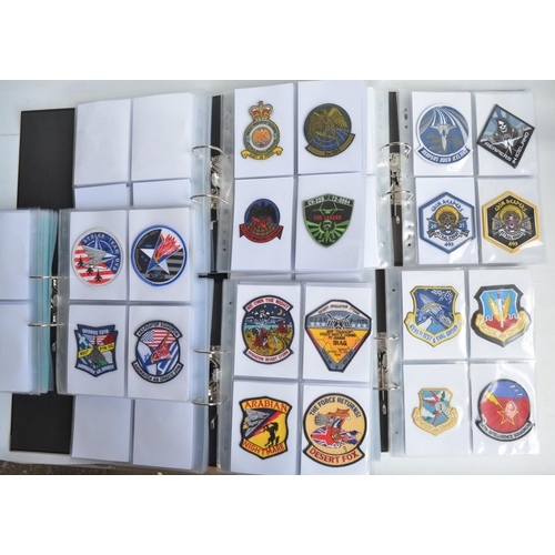 1231 - Five A4 sized ring binders containing a superb and varied collection of unit, squadron and detachmen... 