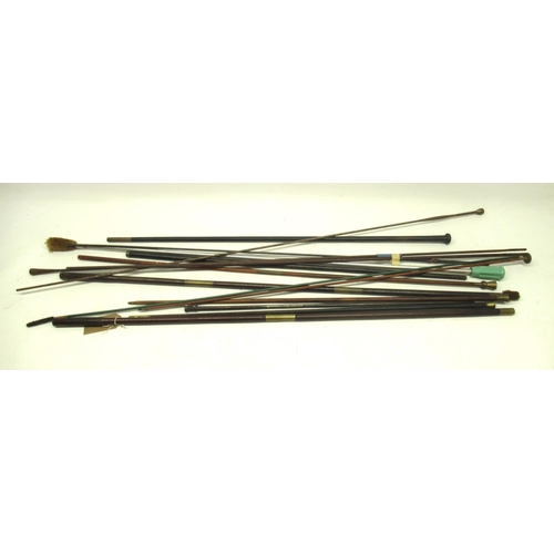 1588 - Large selection of firearm ram rods and cleaning rods of various styles and eras