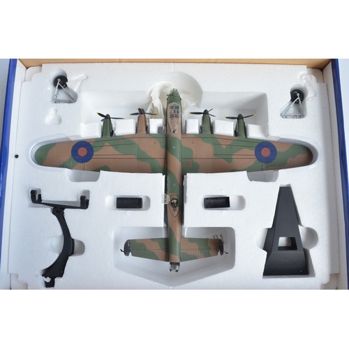 453 - Four large 1/72nd scale diecast Avro Lancaster models/model sets from Corgi Aviation Archive, all A/... 