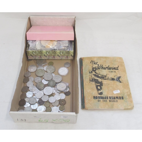 586A - Assorted collection of 56 50ps, 1920 & 1923 half-crowns, 3 £5 coins, assorted collection of c20th Br... 