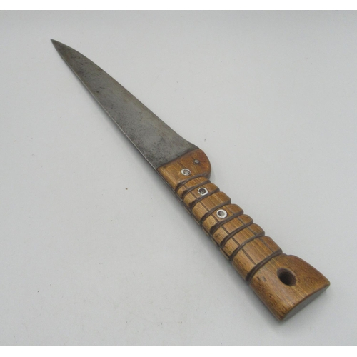 1613 - Mid 20th century cut down and modified machete, 9