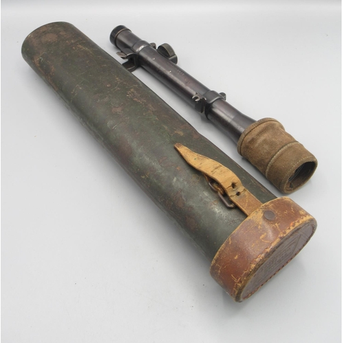 1631 - Scarce German WWI sniper rifle scope, Emil Busch A-G RATHENOW Visar