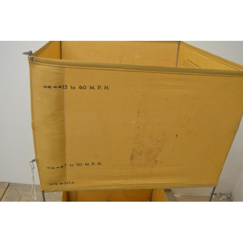 1663 - WWII era Bendix M-357-A radio antenna trailing collapsible box kite (as part of the 'The Gibson Girl... 