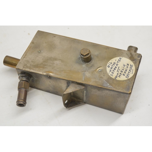 1666 - Collection of Spitfire and Rolls Royce Merlin engine parts to include an intact and excellent condit... 