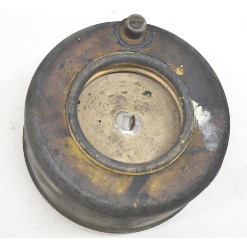 1670 - Air Ministry early war bombsight 'D' compass, No64594T, ref no 6E/276 with brass bezel, 4