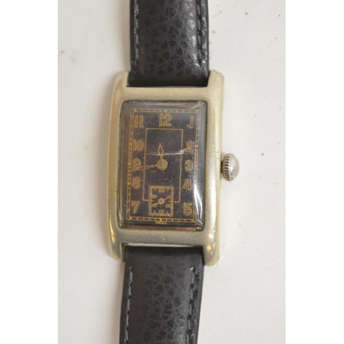 1671 - Vintage MIMO Swiss made wristwatch, item belonged to an unknown crewmember of 405 Squadron Vickers W... 