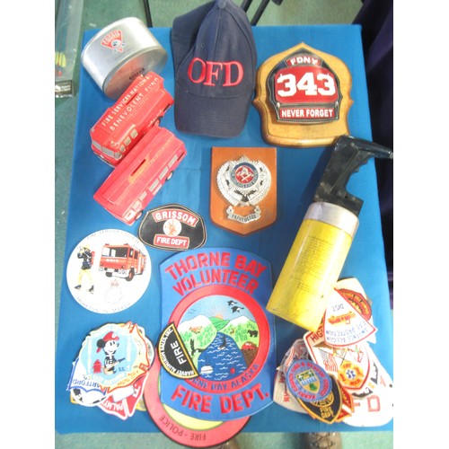 1322 - Large collection of firefighter themed memorabilia and ephemera, including a large quantity of mainl... 