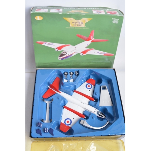 455 - Sixteen diecast 1/72nd scale cold war era aircraft models from Corgi including AA99170 RAF No 1 Sqn ... 