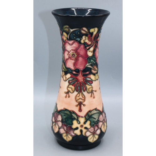 368 - Moorcroft Pottery: Oberon pattern vase of waisted footed form, H21cm