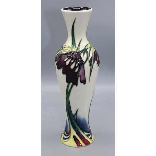 369 - Moorcroft Pottery: Persephone pattern slender vase designed by Nicola Stanley, Moorcroft Collectors ... 