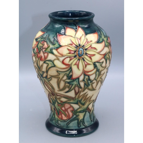 374 - Moorcroft Pottery: Spike pattern inverted baluster vase, H16cm