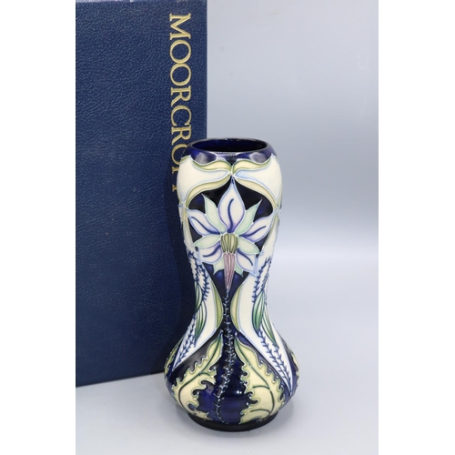 376 - Moorcroft Pottery: Meadow Star pattern vase, limited edition of 300, designed by Rachel Bishop, H15.... 