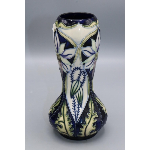 376 - Moorcroft Pottery: Meadow Star pattern vase, limited edition of 300, designed by Rachel Bishop, H15.... 