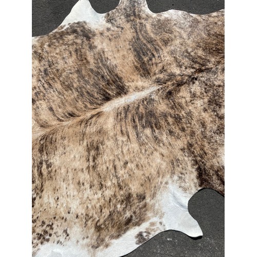 228 - Brazilian natural cow hide rug, approx. L180cm x W150cm