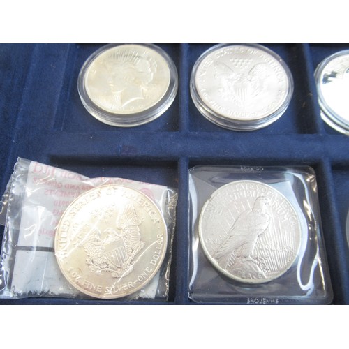 583 - Collection of 12 silver/silver proof coins in Westminster mint case, 6 Pre-1947 3 pences, 2 commemor... 