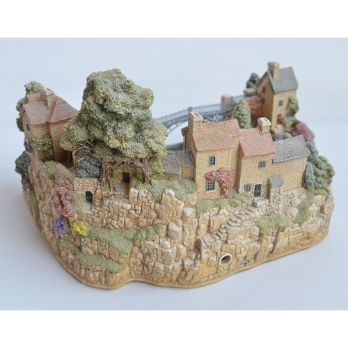 394 - Lilliput Lane limited edition L3060 'Coalbrookdale' large hand-painted scenic set building diorama m... 