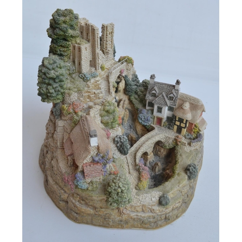 395 - Lilliput Lane L2614 'Where Peaceful Waters Flow' large hand-painted scenic set building diorama mode... 