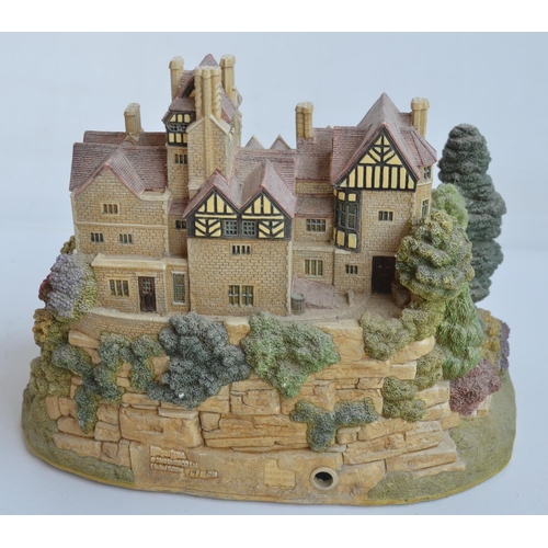 399 - Lilliput Lane limited edition L3120 'Cragside' large hand-painted scenic set building diorama model ... 