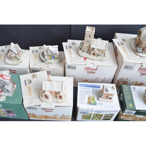 400 - Ten winter themed Lilliput Lane cottages and buildings to include Santa's Little Helper, Twinkle Twi... 