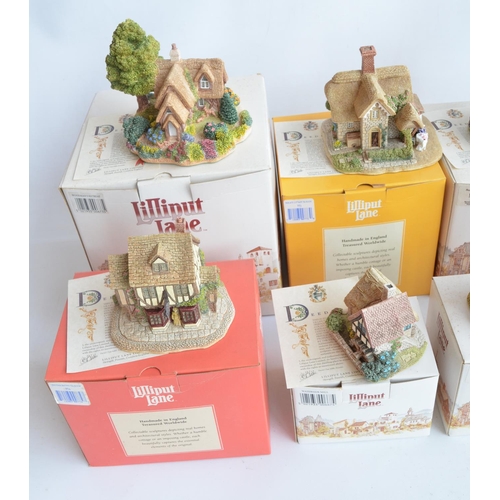 401 - Ten Lilliput Lane cottages and buildings to include Derwent-Le Dale, Birdlip Bottom, Summer Haze, Br... 