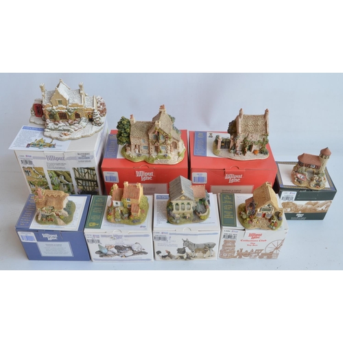 403 - Eight Yorkshire cottages and buildings from Lilliput Lane to include The Toy Box (Tadcaster), The Pi... 