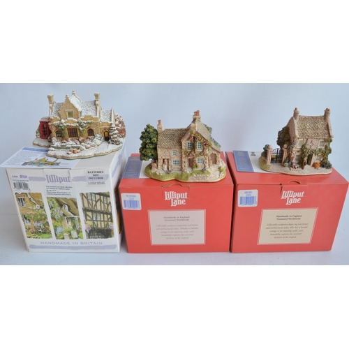 403 - Eight Yorkshire cottages and buildings from Lilliput Lane to include The Toy Box (Tadcaster), The Pi... 