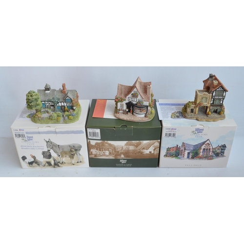 405 - Eleven Lilliput Lane cottages and buildings, all Midlands/North England and Scotland to include Lila... 