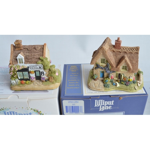 406 - Sixteen East Anglia/Kent,Cambridgeshire themed Lilliput Lane cottages and buildings to include Sugar... 