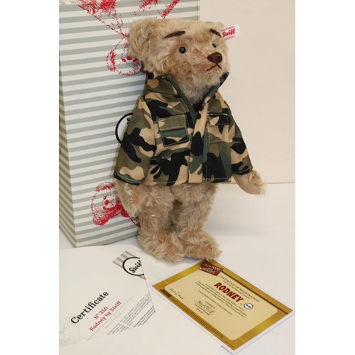 484 - Steiff Danbury Mint teddy bear 'Rodney' (Only Fools and Horses), limited edition of 5,000, light bro... 