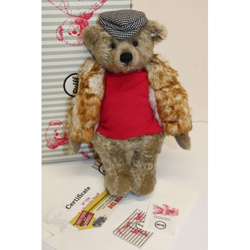 485 - Steiff Danbury Mint teddy bear 'Del Bear' (Del Boy/Only Fools and Horses), limited edition of 3,000,... 