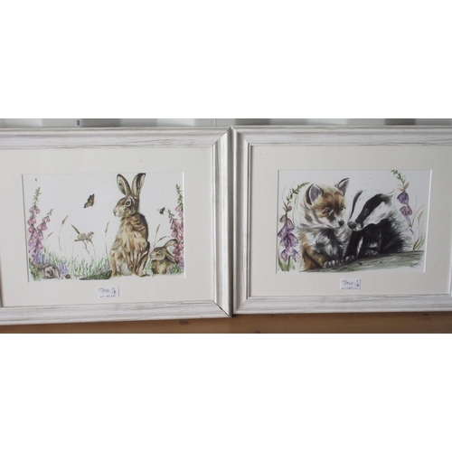 704 - Glyn Matthews (British Contemporary); 'Dawn Patrol and Good Companions' pair of prints, and a pair o... 