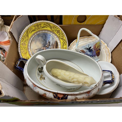 331 - Mixed collectables, dinnerware, tea ware, and glassware incl., Shelly tea ware pieces Reg No.781613,... 