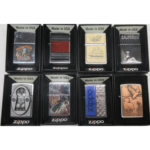 659 - Zippo lighters, 20880 Copper Bird Dog; 250 Bass - Maybe Next Time; 2.003.077 Keyhole Emblem; 250 Mud... 